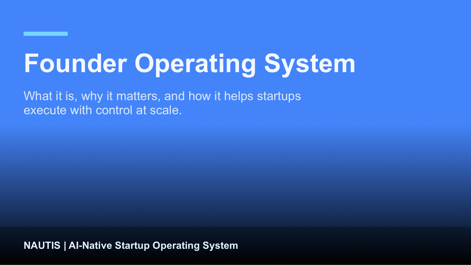 Founder Operating System: What It Is and Why Every Startup Needs One